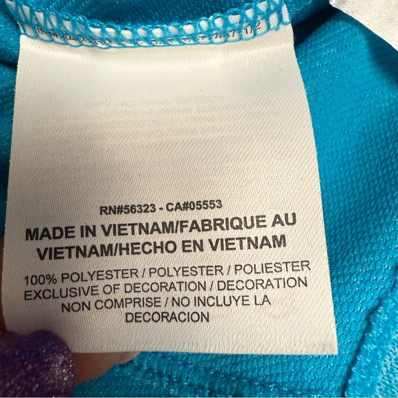 Nike Golf Tour Performance two tone Blue Polo Shirt dri fit size small - Picture 3 of 9